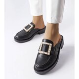 Gemre Black mules with a closed toe Columbus | Shoptok.si