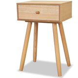  Noćni Ormarići 2 kom Masivna Borovina 40x30x61 cm Smeđi | shoptok.hr