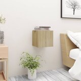  Noćni ormarić boja hrasta 30,5 x 30 x 30 cm konstruirano drvo | shoptok.hr