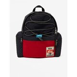 Diesel Red-Black Men's Backpack with Artificial Fur - Men | Shoptok.si