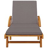  Ležaljke za sunčanje s jastucima 2 kom 200x68x83cm drvo bagrema | shoptok.hr