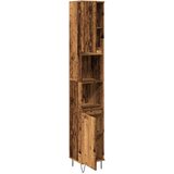  Kopalniška omarica starinski les 30x30x190 cm inženirski les | Shoptok.si