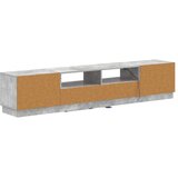  5-dijelni LED TV ormarić Betonska siva Konstruirano drvo - Betonska siva 100 cm | shoptok.hr