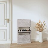 vidaXL Ormarić za cipele boja betona 59x17x108 cm konstruirano drvo Cijene