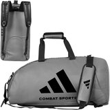 PrideShop Športna torba – nahrbtnik PU 3 v 1 Adidas – Combat Sports - Siva/črna , Medium Cene