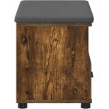  Klupa za hodnik s jastukom Dimljeni Hrast 60 x 38 x 46 cm | shoptok.hr