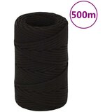  Delovna vrv črna 2 mm 500 m poliester, (20777757) | Shoptok.si