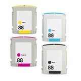 All4Printing HP 88 , HP88 XL, komplet kompatibilnih XL kartuš, 4 kom Cene