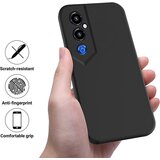 INORCO Za Tecno Pova 4 Pro 4G tekoči silikonski ovitek za telefon z mehko podlogo, zaščita proti udarcem, ovitek s trakom, (22033861) | Shoptok.si