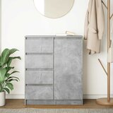  Komoda s ladicama beton siva 71x35x84 cm konstruirano drvo | Eponuda.com
