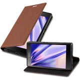 Cadorabo Ohišje, združljivo z Sony Xperia Z5 v kapučino rjava - Zaščitni ovitek z magnetnim zapiranjem, stoječo funkcijo in režo za kartice, (20549108) | Shoptok.si