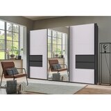 Stylife OMARA Z DRSNIMI VRATI, bela, barve grafita | Shoptok.si