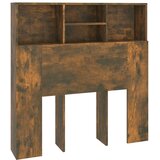  Uzglavlje s ormarićem boja dimljenog hrasta 100x19x103,5 cm | shoptok.hr