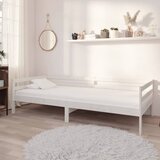  Dnevni ležaj bijeli 90 x 200 cm od masivne borovine | shoptok.hr