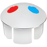 Rosan dugme za jednoručne baterije hrom crveno-plavo pdugjcp | Eponuda.com