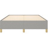  Okvir za krevet bez madraca svjetlosivi 140x200 cm od tkanine | shoptok.hr
