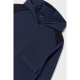 Mayoral Otroški pulover mornarsko modra barva, s kapuco | Shoptok.si