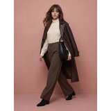 Sinsay Trench kaput od imitacije kože s remenom | shoptok.hr