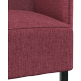 vidaXL naslonjač Bordo 109x56x121 cm Tkanina | Shoptok.si