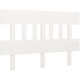 Maison Chic posteljno vzglavje - vzglavna omarica - nočna omarica belo 143,5x3x81 cm trdna borovina, (21706209) Cene