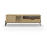Marckeric TV komoda u dekoru hrasta u prirodnoj boji 160x50 cm Inca – Cijene