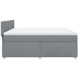 vidaXL Krevet s oprugama i madracem svjetlosivi 180x200 cm od tkanine | shoptok.hr
