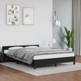 vidaXL Okvir za krevet s uzglavljem crni 140x200 cm od umjetne kože Cijene