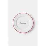 Sinsay Keramički tanjur s natpisom Amour | shoptok.hr