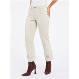Orsay Beige Women's Cropped Straight Fit Jeans - Women's Cijene