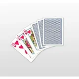 copag regular face poker karte 100% plastične - plave ( 104001334 )