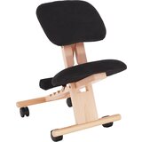 Kondela Ergonomski klečalnik, črna/bukev, GROCO | Shoptok.si