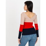 RUE PARIS Blouse-RV-BZ-8429.41P-navy-red | Shoptok.si