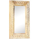 vidaXL Ručno izrezbareno ogledalo 80 x 50 x 2 6 cm masivno drvo manga | shoptok.hr