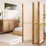 vidaXL Paravan 5-delni kremno bel 350x180 cm | Shoptok.si
