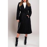 Fenzy Elegantan Dugi Kaput S Gumbima, Crni Cijene