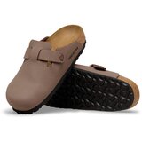 Birkenstock Boston Syn 2.0 Birko-Flor Nubuk Sandali mocca Slike