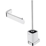  nimco nk set-94KN-26 - zidna wc četka i držač toaletnog papira nikau, hrom Cene
