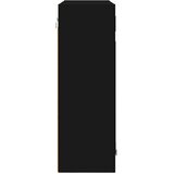  Kupaonski ormar s ogledalom s policom Crna 60 x 20 x 60 cm | shoptok.hr