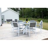 Venture Home Copacabana okrugli vrtni blagovaonski stol ⌀120 cm, sivi Slike