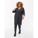 Zizzi Obleka 'SIV' temno siva | Shoptok.si