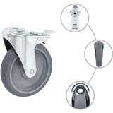 vidaXL Okretni kotačići s otvorom za vijke 8 kom 125 mm | shoptok.hr