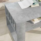  Kava Stol Betonski sivi 66 x 49,5 x 45 cm Konstruirano drvo | shoptok.hr