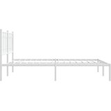 vidaXL Metalni okvir za krevet s uzglavljem bijeli 160x200 cm | shoptok.hr