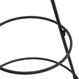 vidaXL Metalno ukrasno božićno drvce crno 125 cm | shoptok.hr