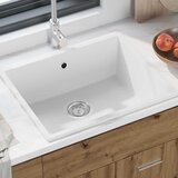  Kuhinjski umivaonik Bijelo 54 x 44 x 20 cm Granit | shoptok.hr