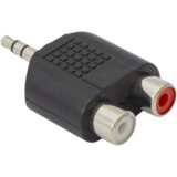 S Box ADAPTER 3.5 mm Muški -> 2 X RCA Ženski / RETAIL, (08-ad35m-2rcafr) | shoptok.hr