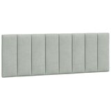 vidaXL okvir kreveta s LED svjetlima svjetlosivi 140x200 cm baršunasti | shoptok.hr