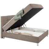 Mömax Postelja Boxspring Oviedo, Barva Kapučina,160x200 | Shoptok.si