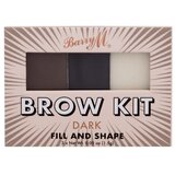 Barry M Brow Kit paletica za obrve 4.5 g Nijansa dark | shoptok.hr