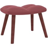  Stol za sproščanje s stolčkom roza žamet, (20821697) | Shoptok.si